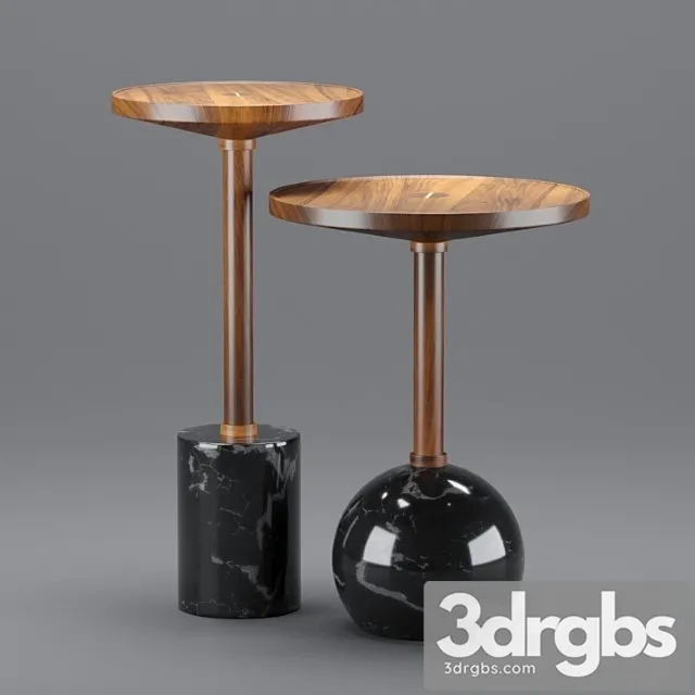 Monterrey Side Tables 3D Model Free