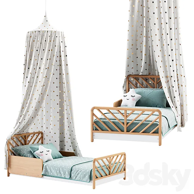 Montessori bed LA REDOUTE 3D Model