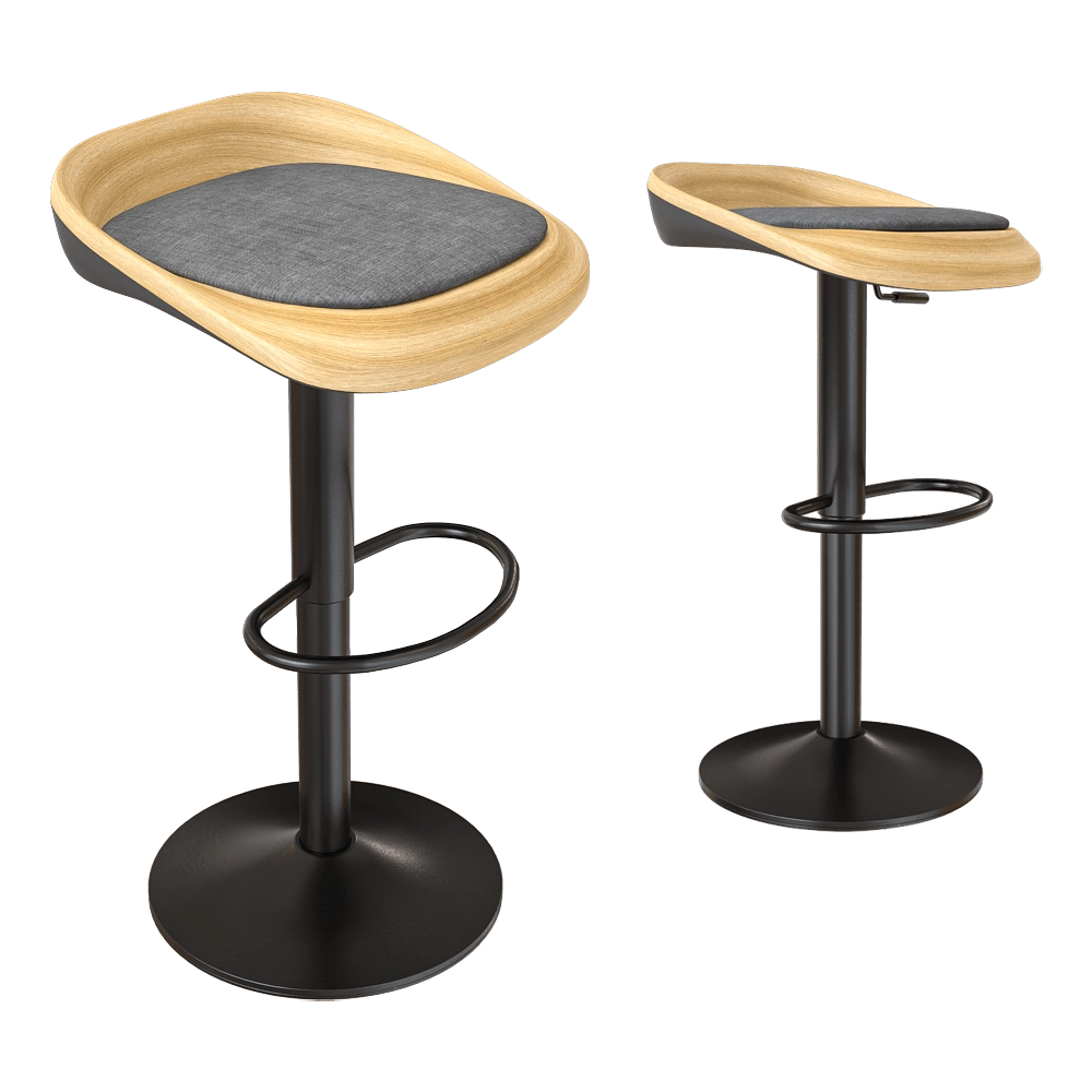 Montly - Bar stool LOU 3D Model