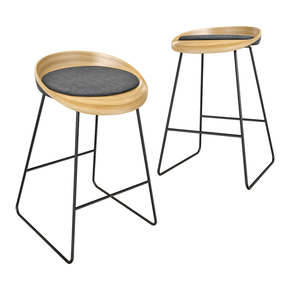 Montly - Bar stool ROE 3D Model