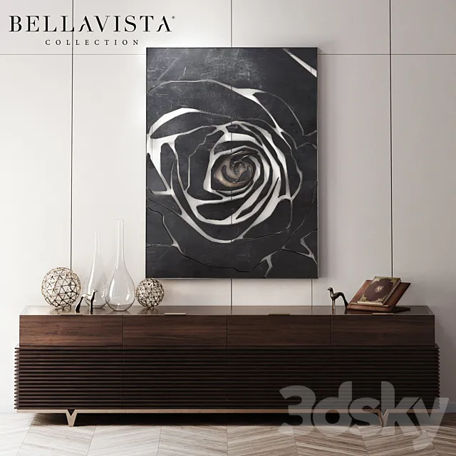 Montmartre Credenza by Bellavista Collection 3DModel