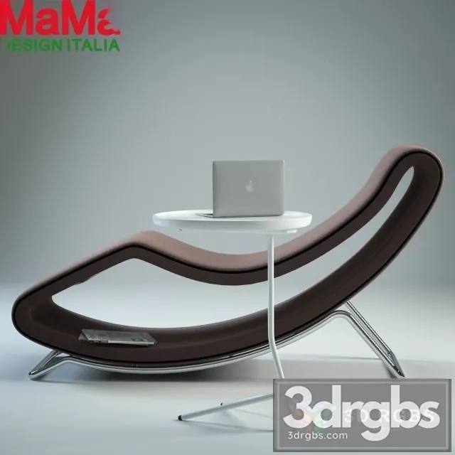 Monza Table and Chair 3D Model Free