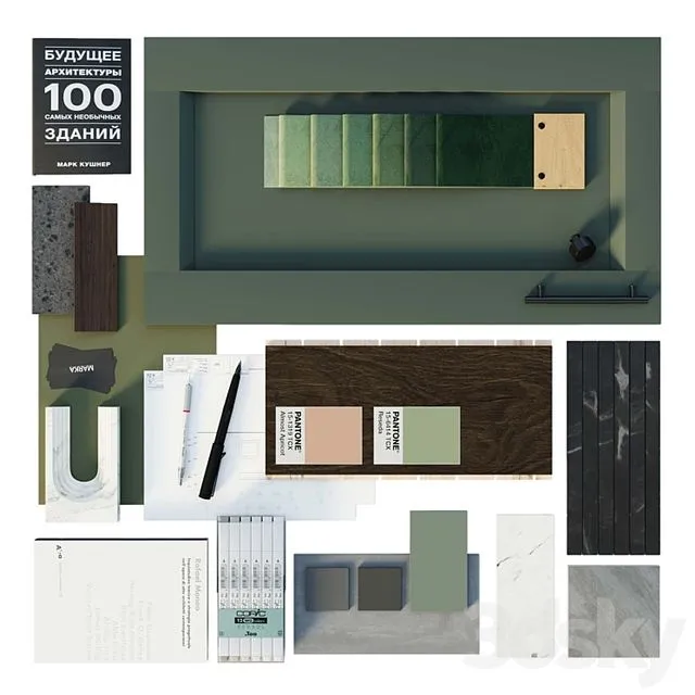 Moodboard 2 3D Model