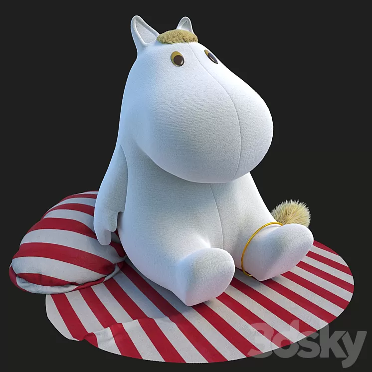 Moomin troll girl 3D Model