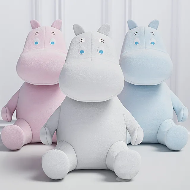 Moomintroll and Snork two 3DModel