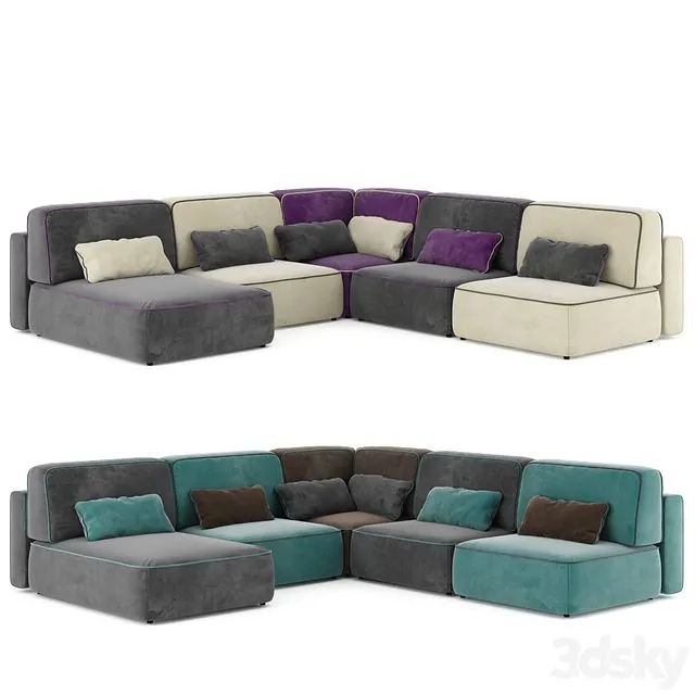 Moon 008 sofa 3D Model