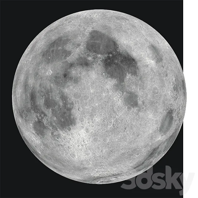 MOON 3D Model