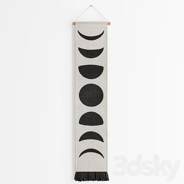 Moon phase wall hanging 3DModel