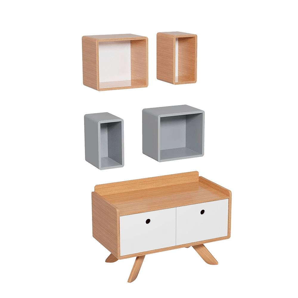Moonk - Markes chest of drawers and shelves 3D Model