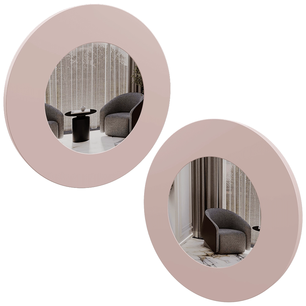 Moonk - Mirror Miro round 3D Model