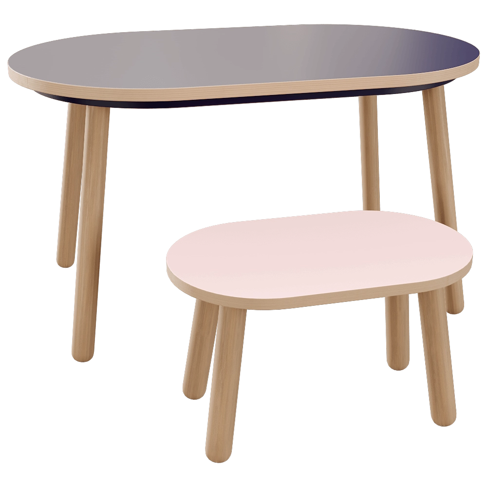 Moonk - Table Montessori 3D Model