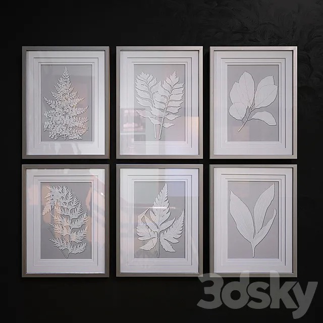 Moonlight Ferns pictures 3D Model