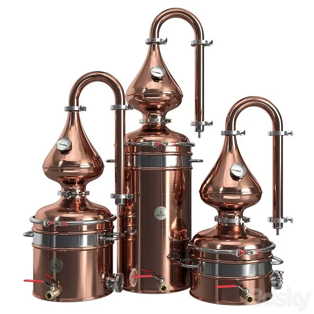 Moonshine still 3D Model