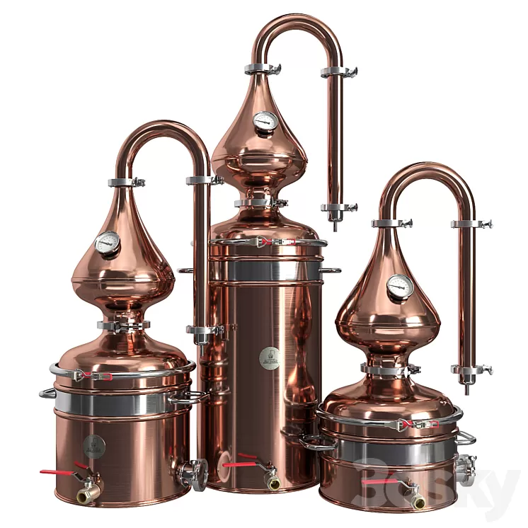 Moonshine still 3D Model