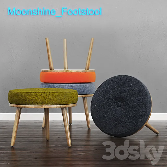 Moonshine_Footstool 3D Model