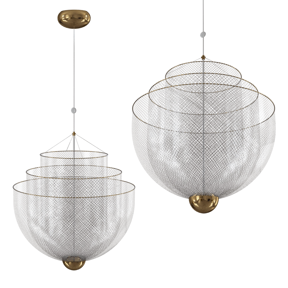 Moooi  - Chandelier Meshmatics 3D Model