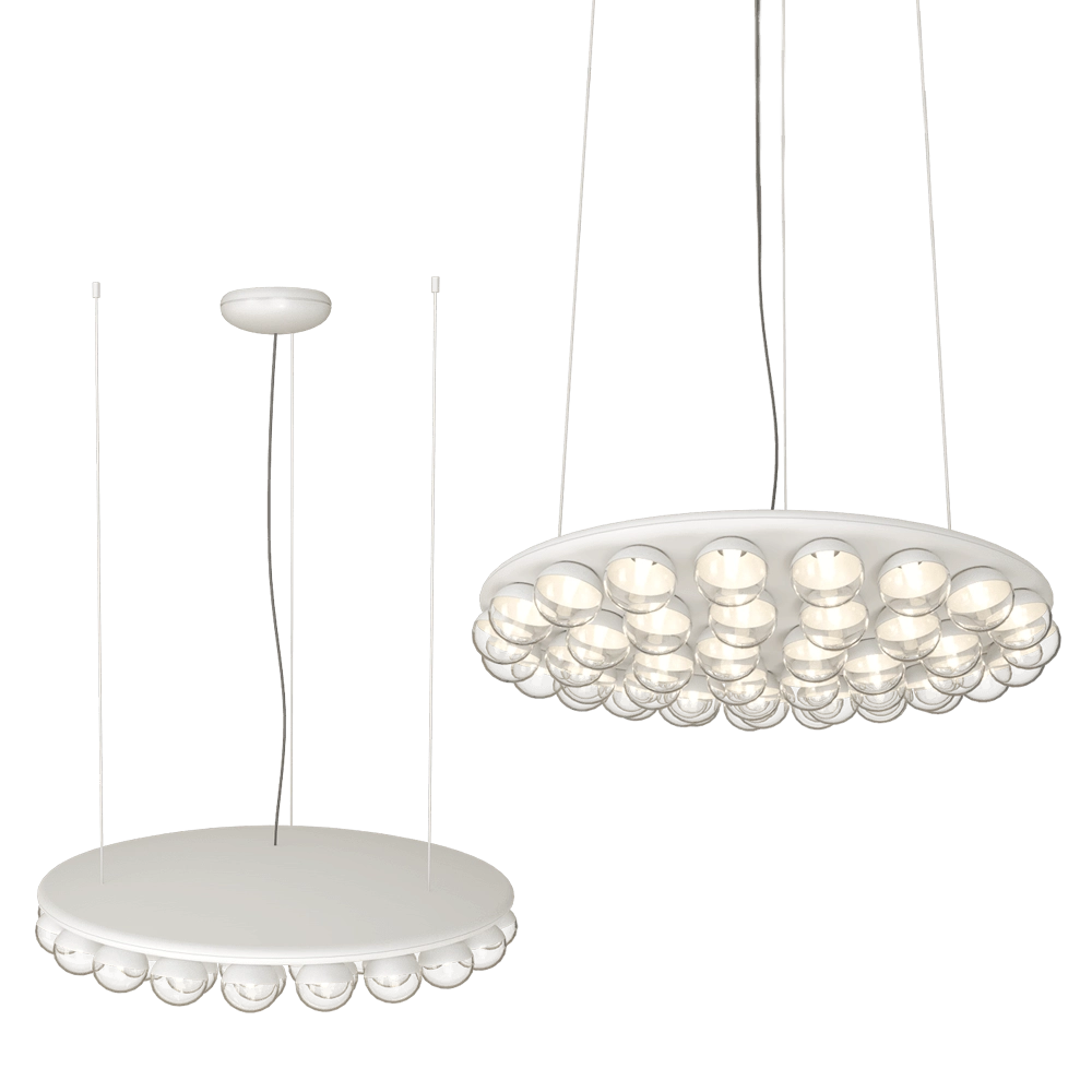 Moooi  - Chandelier Prop Light Suspended Round 3D Model