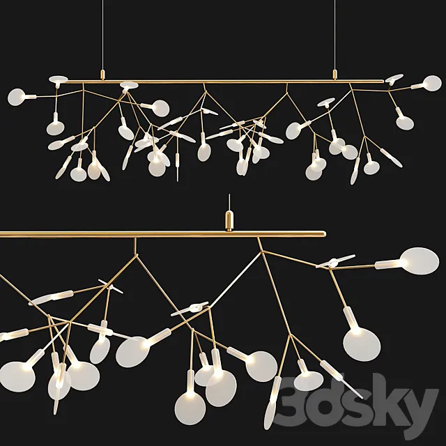 Moooi heracleum endless chandelier 3D Model