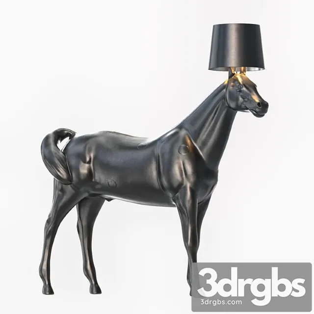 Moooi horse lamp lowpoly + pbr Free Download