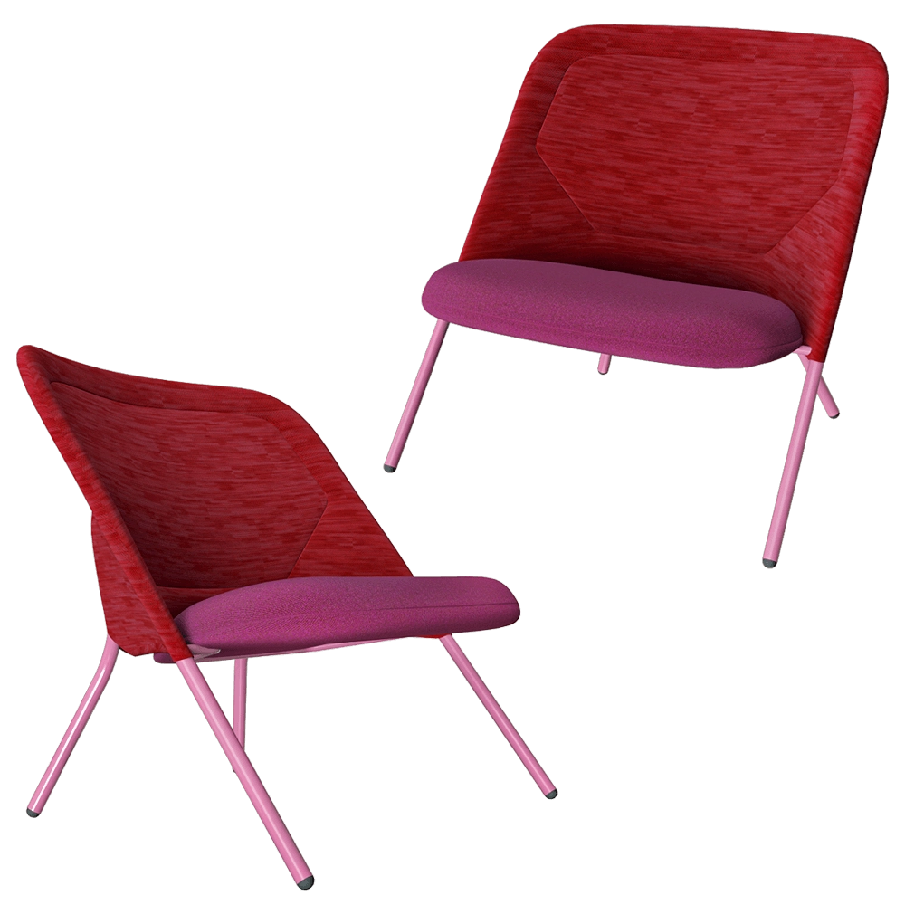 Moooi  - Lounge Chair Shift 3D Model
