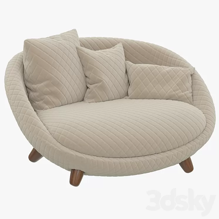 Moooi Love Sofa 3D Model
