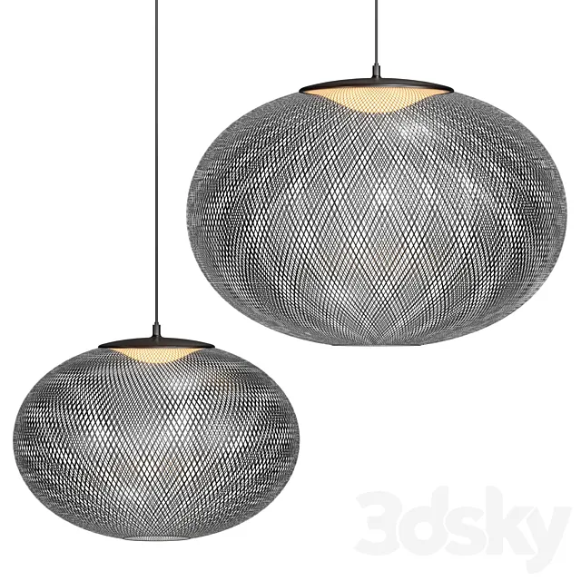 Moooi NR2 pendant light 3D Model