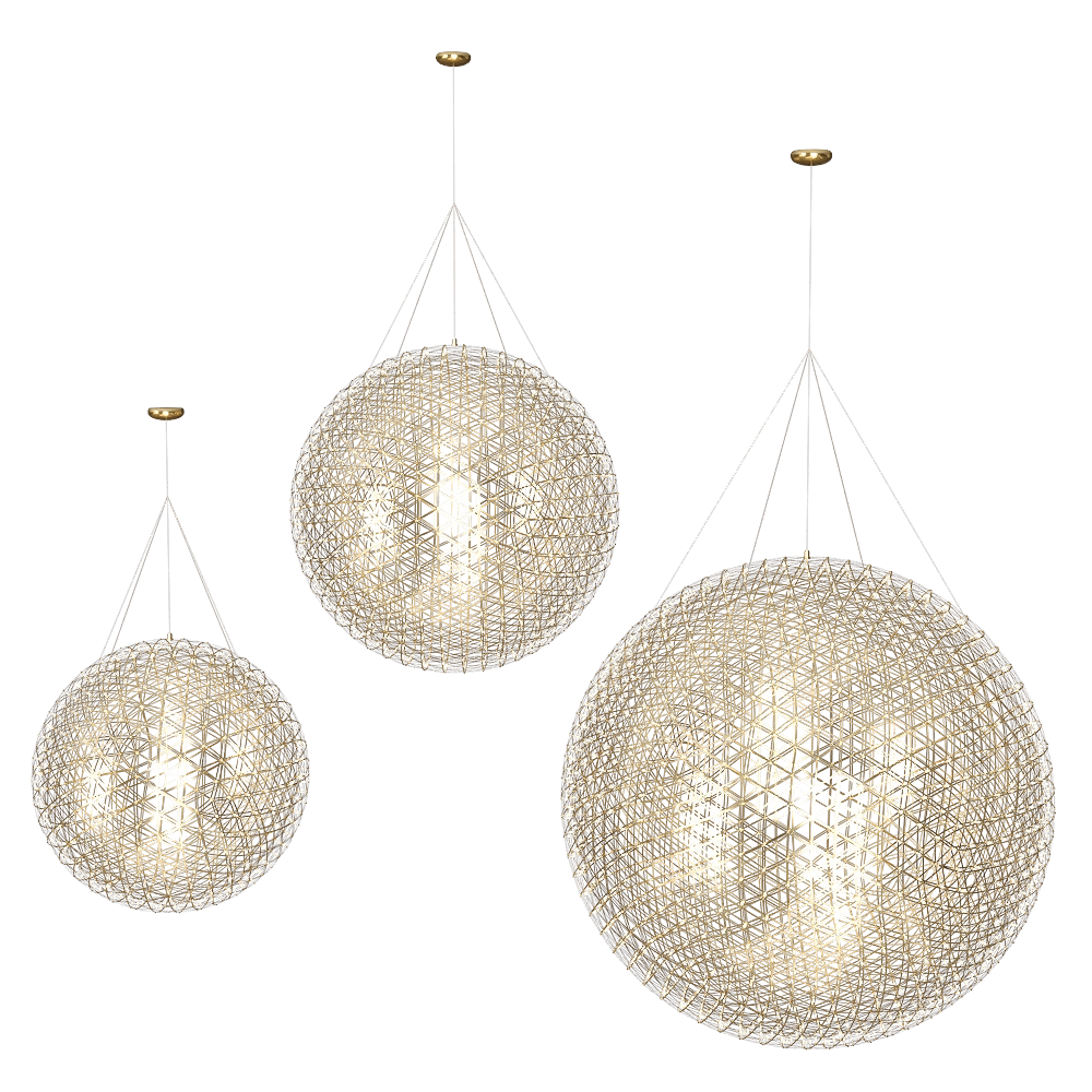 Moooi  - Pendant lamp Raimond II R127-R163-R199 3D Model