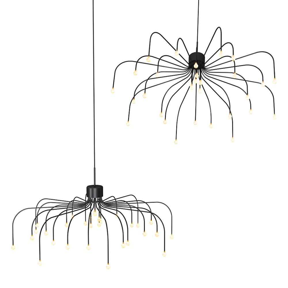 Moooi  - Pendant lamp Starfall 3D Model