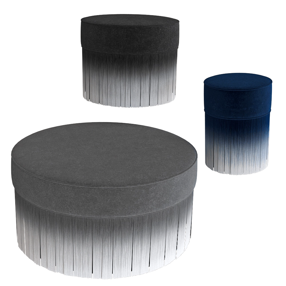 Moooi  - Pouf Amami 3D Model