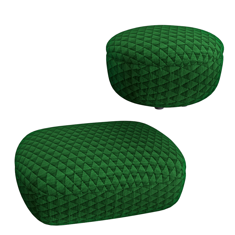 Moooi  - Pouf and foot stool Bart 3D Model