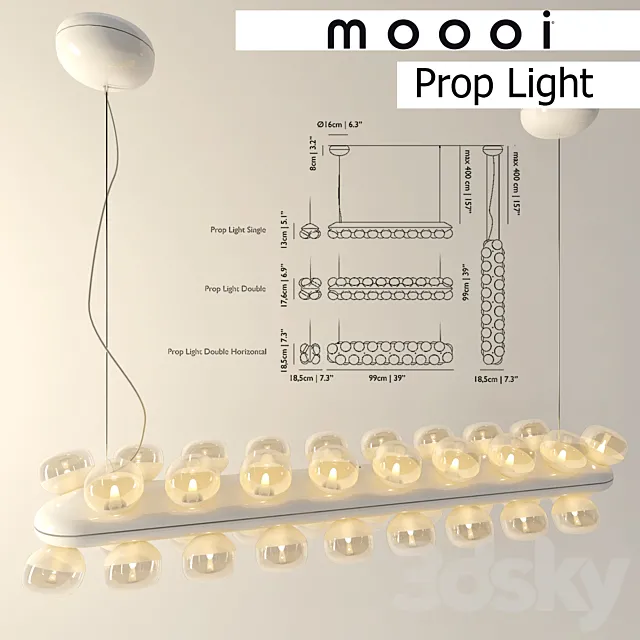 Moooi Prop Light 3D Model