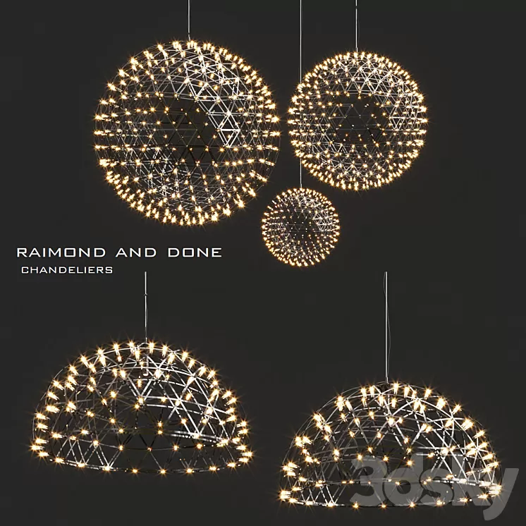 Moooi raimond and done 3D Model