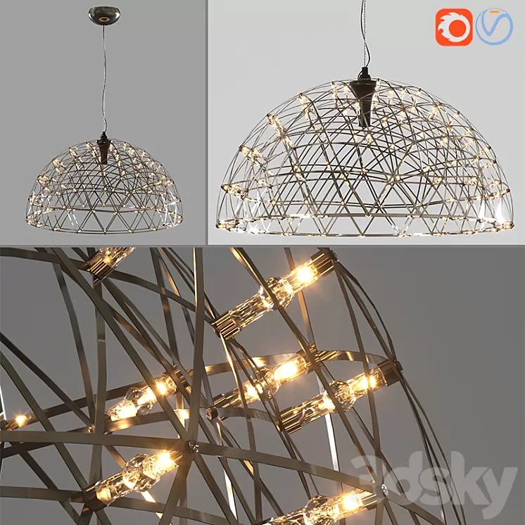 Moooi Raimond dome 79 lamp 3D Model