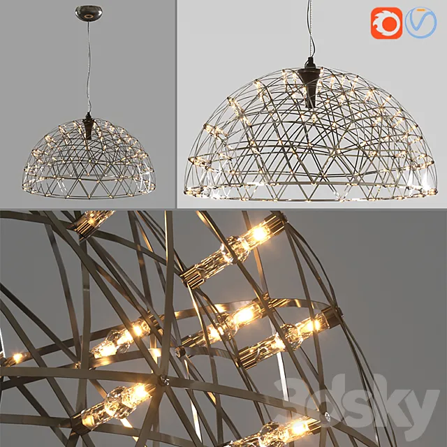Moooi Raimond dome 79 lamp 3DModel