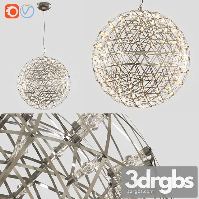 Moooi raimond r61 suspended lamp 3D Model Free
