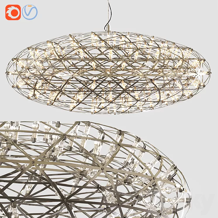 Moooi Raimond Zafu Suspended Lamp 3D Model
