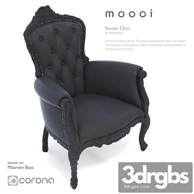 Moooi Smoke Chair 2 3D Model Free