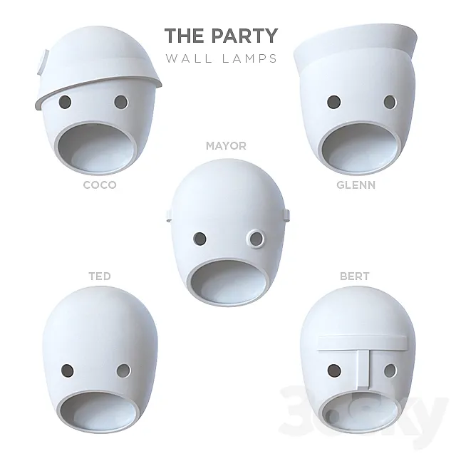 Moooi The Party Wall Lamps 3DModel