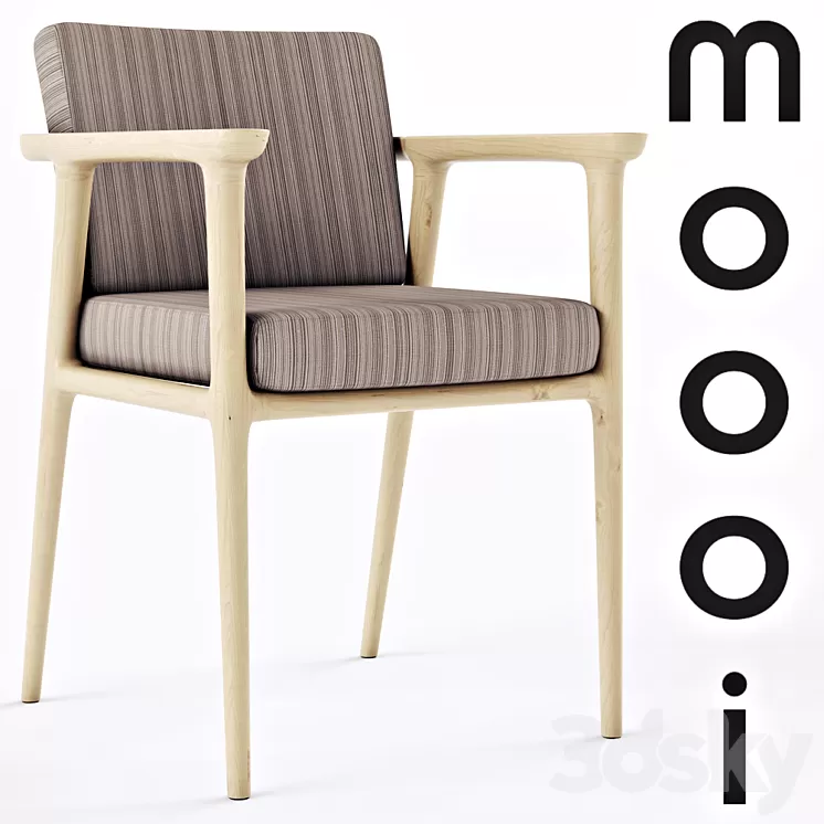 Moooi Zio Dining Chair 3D Model