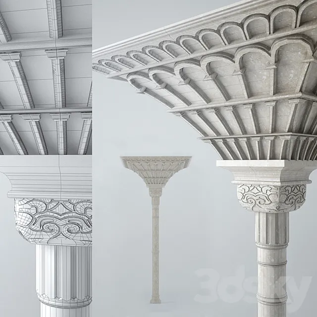 Moorish decor 3D Model