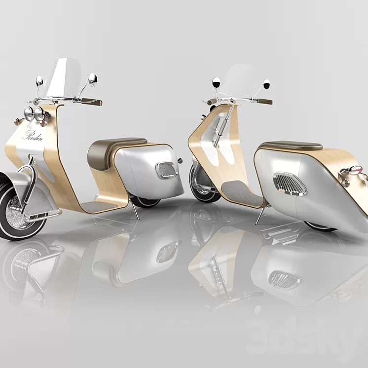 Moped 3D Model