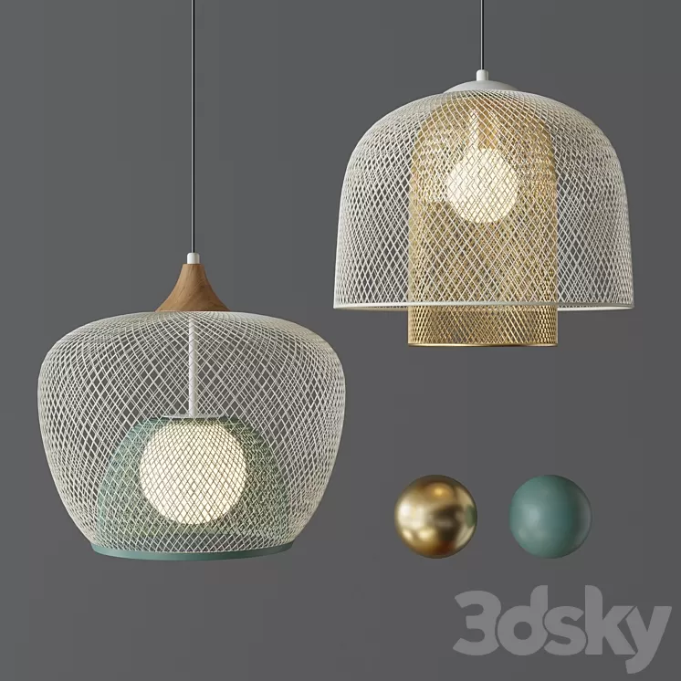Morandi vanta lampatron 3D Model