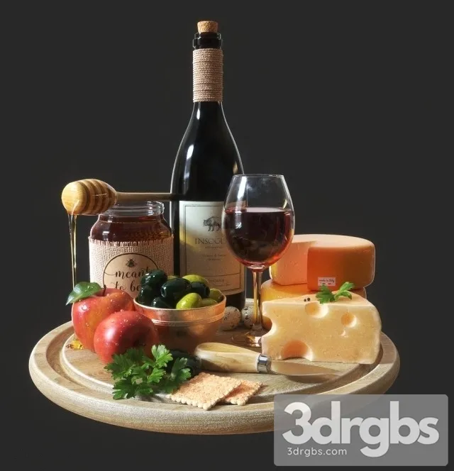More Wine 3D Model Free