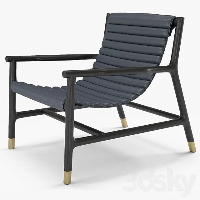 Morelato Joyce Lounge Chair 3D Model