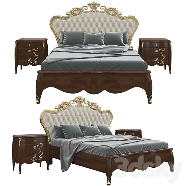 Morello Gianpaolo Bed 3D Model