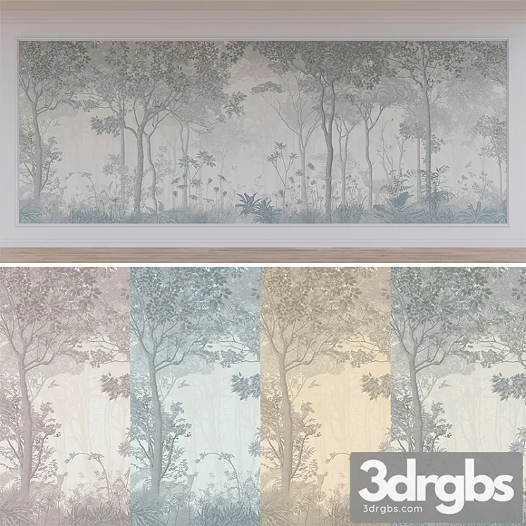 morning in the forest 3D Model Free