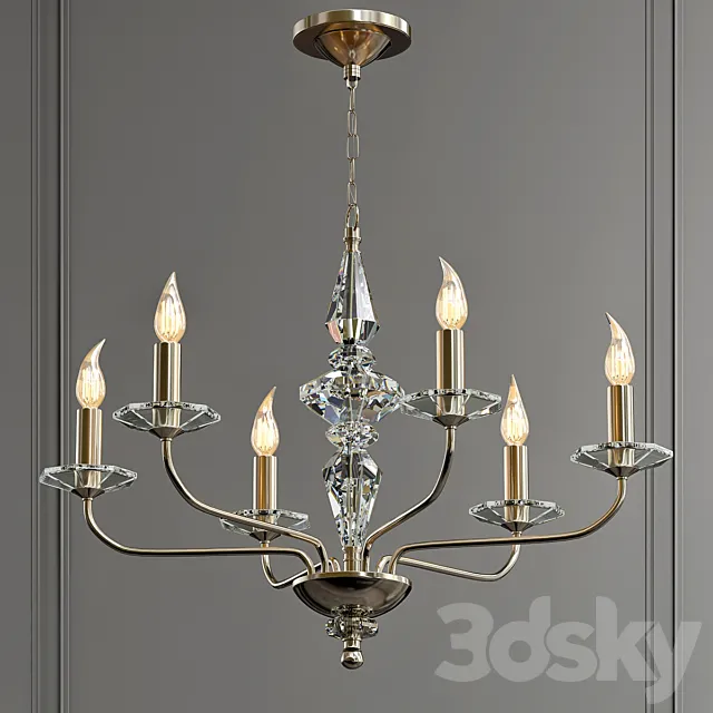 Moro crystal chandelier 3DModel
