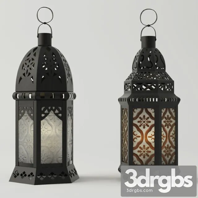 Moroccan Lanterns 1 3D Model Free