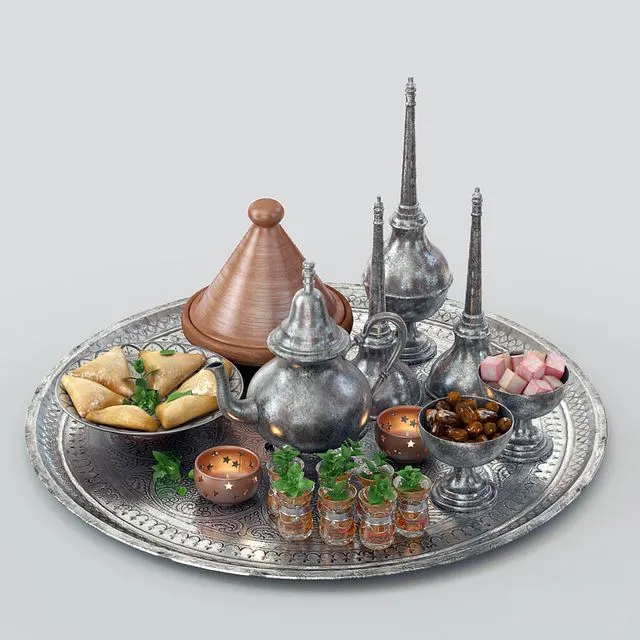 Moroccan tea 3D Model