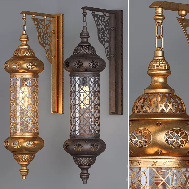 Moroccon Wallights_03 3D Model
